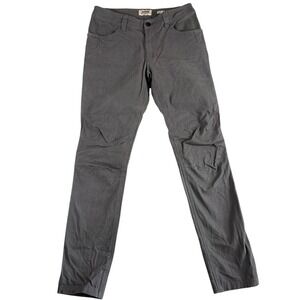 Off The Grid Trailblazer Taper Fit Pants Mens 32x34 Gray Stretch Rugged Workwear